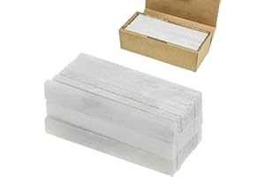 DEOLVEN Kreda ze steatytu, 27 sztuk kredy do znakowania metalu, biała kreda spawalnicza bez uchwytu na kredę, kreda francuska, inżynierska kreda steatytowa 105 x 9 x 4 mm