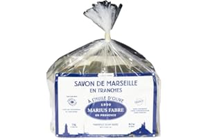 Marius Fabre - Savon de Marseille Brut à la Coupe 1kg à l’Huile d’Olive