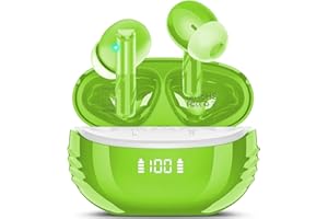 Conyat Ecouteur Traducteur Instantané, Bluetooth 5.4 Ecouteurs sans Fil avec 164 Langues, Écouteur AI Traduction Vocale Instantanée, 40 Heure, 3en1, Vert