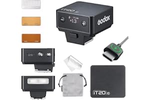 GODOX IT20 C Flash Appareil Photo, IT20C TTL Mini Flash, Compatible avec Canon EOS R RP R5 R6 R3 R7 R8 R10 R100 M3 M5 M6 M50 R5 Mark II R6 Mark II