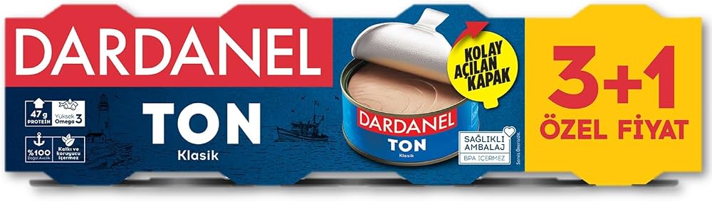 Dardanel Ayçiçek Yağlı Ton Balığı 4x75 gr
