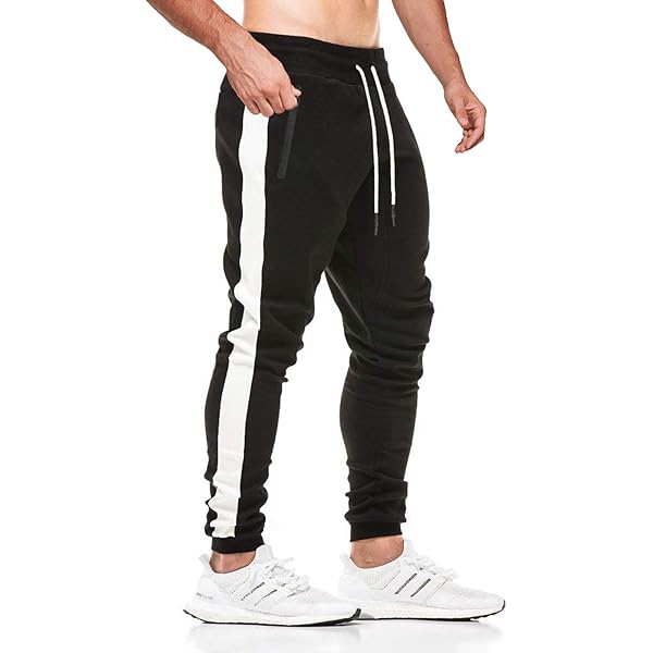 Yageshark Joggingbroek voor heren, katoen, joggingbroek, fitness, slim