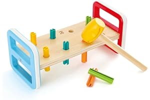 Hape Mazo Arcoíris | Juguete Clásico de Picafuerte | Desarrollo de Habilidades Motoras y Coordinación | para Niños de 12 Meses+