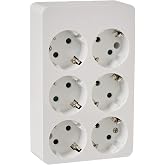 FAMATEL 2506 - Base 6 sockets TT Square