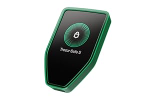 Trezor Funda de silicona para parachoques Safe 5 - Funda protectora que absorbe los golpes (verde transparente)