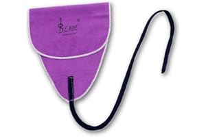 DRFEIFY 31 * 16,5 cm Nettoyage pour Clarinette, Chiffon de Nettoyage pour Flûte pour le Tube Intérieur Pour piccolo, saxophone - Violet