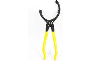 TekBox 12 inch Adjustable Oil Filter Wrench/Pliers/Plier/Oil Filter Removal Hand Tool/Self Adjusting