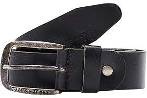 JACK & JONES Jack and Jones Hombre Paul Cinturón De Cuero