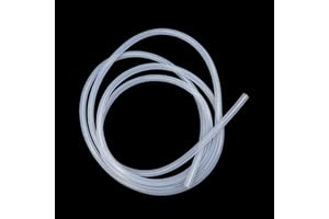 iMeistek Silikonschlauch 4mm ID x 7mm OD 4 Meter, Flexibler Lebensmitteltaugliche Schlauch Silikonschlauch Wasser Luft Rohr Transparent