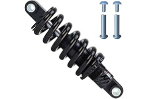 LvTu GS-121A Mountain Bike Ammortizzatore Posteriore 125mm / 150mm / 165mm / 190mm MTB Sospensione Primavera Bici 200 Lbs, 250 Lbs, 300 Lbs, 350 Lbs Accessori (Color : 150mm, Size : 550Lbs)