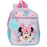 Disney Minnie Happy To Be Me Pink School Backpack by Joumma Bags, pink, Daypack