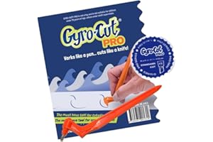 CRAFTYPRODUCTS GYRO-Cut PRO Herramienta equipada con punta de papel estándar giratoria para pasatiempos y manualidades Gyrocut