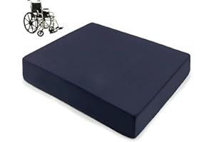 BEST QUALITY PIMPAM FACTORY 100% GUARANTEED PimPam Factory - Coussin Anti Escarres pour Fauteuil Roulant - Coussin de Chaise Viscoélastique Orthopédique 41x41x7 cm - Imperméable & Respirant - Fabriqué en UE