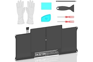 Hafiuege A1466 A1496 Ordinateur Portable Batterie pour MacBook Air 13" Retina A1369 (Fin 2010, mi 2011) A1466 (mi 2012, 2013, début 2014, 2015, 2017) A1405 A1377 [Li-Polymer 7.6 V/55 Wh]