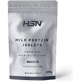 HSN Milk Protein Isolate - Dairy Neutral Flavor - 500g | 100% Pura Milk Protein Isolate MPI. 80% Casein 20% Whey. No Sweetene
