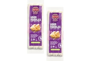 GENERICO Go-Tan | Udon Noodles Giapponesi | Pasta Giapponese | Farina di Grano Tenero - 2 x 250 Gr