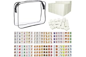 JOAASU Seaside Escape Game Blocks Mahjong Set, 65 Blocks 30mm Mahjong Tile Game, Mini Flag and Balls Pattern Mahjong Game, Beachside Board Games, Family Celebrations Party Gift for Kids and Adults