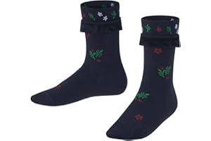 FALKE Skarpety Uniseks - dzieci Country Flower trwała bawełna wełna cienka wzorzysta 1 para (1 w zestawie)