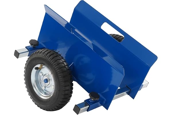 Transportwagen 500kg, 40×41,2×20 cm Paneelwagen mit Räder, 8 in Modern Transporthilfe mit Rollen, Transporthilfe für Baustellen, Lagerhäuser, Werkstätten usw, Blau