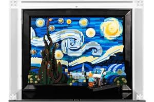 ICUANUTY Teca per Lego 21333 Notte Stellata, Vetrina in Acrilico per Modellismo Collezionismo (Solo Vetrina)