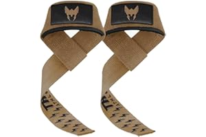 ‎THOR ATHLETICS Thor Athletics Lifting Straps und Zughilfen für Krafttraining, Powerlifting und Kreuzheben - Gepolsterte Handgelenksschlaufen - Profi Fitness Zubehör für Männer und Frauen - inkl. gratis E-Book