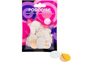 STALEKS PRO Pedicure Disc 80/100 / 180/240 / 320 graniglia pastiglie di ricarica podo media (180)