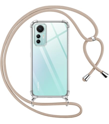 Cover per Xiaomi Redmi Note 9S/Note 9 PRO, Custodia con Cordino Silicone Trasparente Morbida Cover Cellulare Girocollo Collana Necklace Sottile Protettiva Bumper Antiurto TPU Case, Rainbow