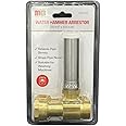Midbrass Water Hammer Arrestor Suitable for UK Washing Machines 3/4'' Male - Female Arrester - Stops Noisy Banging Pipes Pipe Damage