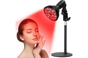 Cozion 54W Red Infrared Lamp, 660nm & 850nm Combo, 18 LEDs Light, 360° Adjustable Gooseneck, with Stable Metal Base,Ideal Gifts for Men & Women,Light Bulbs Do Not Generate Heat