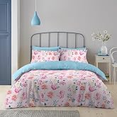 GC GAVENO CAVAILIA Floral Bedding Double Duvet Set - Soft Microfiber Duvet Cover With Pillowcases - Blossom Leaf Comforter Be