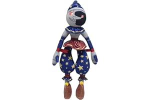ACOOK Sundrop Moondrop Plush,FNAF Puppet Plush,Sundrop FNAF Clown Figure Cartoon Plush para niños niñas Fans