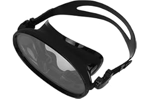 SUNGOOYUE Gafas de Buceo de Apnea, Silicona de Grado Alimentario Profesional con Vidrio Templado Antiniebla y Alicates - Equipo de Buceo