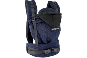 LOVE RADIUS Porte-bébé HoodieCarrier 2 - Bleu Moelleux