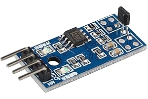 HALJIA moduł prędkości silnika z czujnikiem Halla 3144E pojedynczy otwarty obwód pomiar pola magnetycznego kompatybilny z Arduino