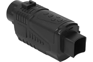 TATIY Digital Night Vision Monocular with 5X Infrared, 1.5'' HD TFT Display, Photo & Video Recording, Supports 128GB Memory Card, 1800mAh Battery, 1080P Goggles for Hunting