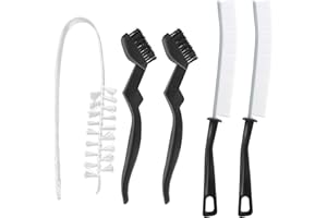 APOMOONS 5 szt. szczotka do czyszczenia pralek biurowych z długim uchwytem szczotka do czyszczenia szczelin zestaw do czyszczenia biur sprzątających nadaje się do pralek, klimatyzacji, łazienki