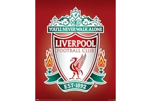 1art1 Football Poster Liverpool Fc Crest Mini Poster 50x40 cm