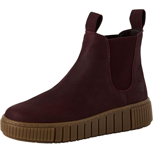 Tamaris Chelsea Donna 1-25448-45 - Stivali Con Tacco 4cm E Inserti Elastici, Per La Città