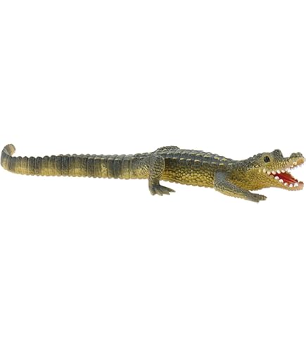 Crocodile Télécommandé Géant 38 Cm - Marche, Lumières LED, Sons, Musique, Mouvement Tête/Queue, Télécommande 2.4 GHz, Jouet RC Interactif