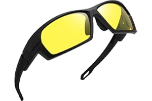Joopin Gafas de Sol Deportivas Polarizadas Protección UV400 Gafas Envolventes Hombre y Mujer Marco Ligero TR90 para Ciclismo Running Bicicleta Correr Pesca Golf