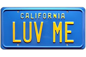 CELEBRITY MACHINES National Lampoon's Vacation | LUV ME | Metal Stamped License Plate