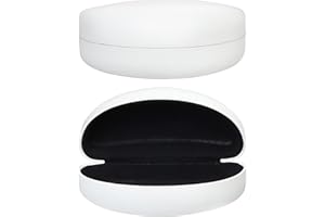 molshine Funda rígida para gafas de sol, funda clásica grande para gafas de sol, gafas con paño de limpieza, bolsa