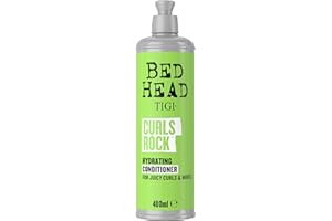 Bed Head by TIGI Curls Rock Hydrating Conditioner – Deep Moisturising Hair Care for Curly & Wavy Hair, Control Frizz with the Ultimate Curl Defining Moisturising Treatment for Thick, Glossy, Volume
