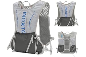INOXTO Running Backpack, 5-liter lightweight hydration bag for outdoor hiking cross country marathon cycling competition mountaineering water bag backpack for men