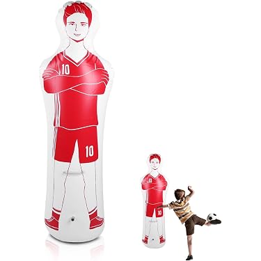Lot De 3 Mannequins Football Precision Airstream – 180 Cm, Résistants Au Vent, Avec Sac De Transport
