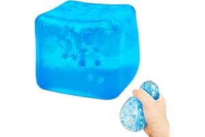 Cuackamily Pallina Giocattoli Antistress,Giocattoli da Spremere Cubetti di,Giocattolo Sensoriale Fidget Palline Squeeze Antistress,Giocattoli Regali compleanno Premio in Classe per Bambini Adulti