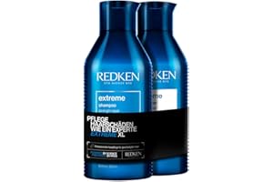 Redken XL Pflegeset für sprödes und geschädigtes Haar, Anti Haarbruch, Mit Interlock Protein Network, Extreme Shampoo 500 ml & Conditioner 500 ml