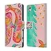 Price comparison product image Official Wyanne Pink Whales Animals 2 Leather Book Wallet Case Cover For Sony Xperia X / X Dual