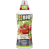 Compo BIO Tomatendünger für alle Tomatenpflanzen, Natürlicher Spezial-Flüssigdünger, 1 Liter