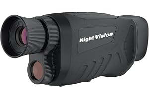 Nattkikare, 40MP 2,5K infrarött teleskop Digital Night-Vision Monocular 984ft Night-Vision Distance 6X optisk förstoring 8X Digital Zoom